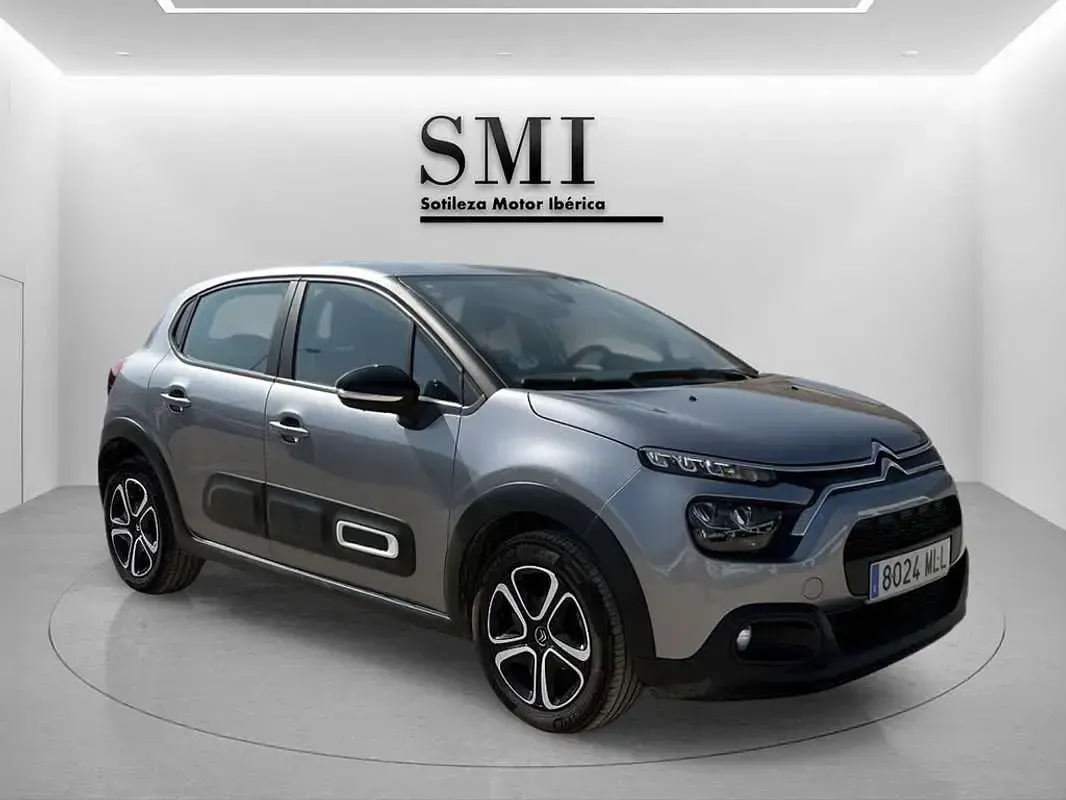 Usado Citroën C3 PureTech 82 CV (60 kW) 2023 Gris Utilitario