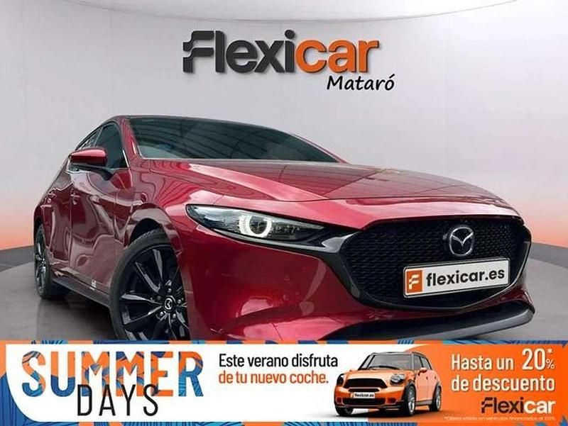 Rojo Usado 2019 Mazda 3 Berlina | 20.990 € (Precio justo) - Imagen 1/4