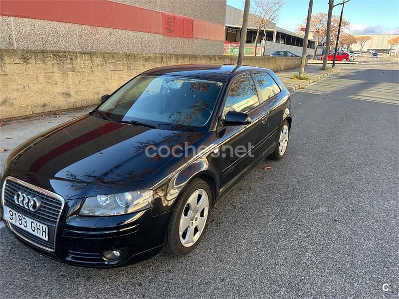Negro Usado 2008 Audi A3 Ambition Berlina | 5800 € (Super precio) - Imagen 1/4