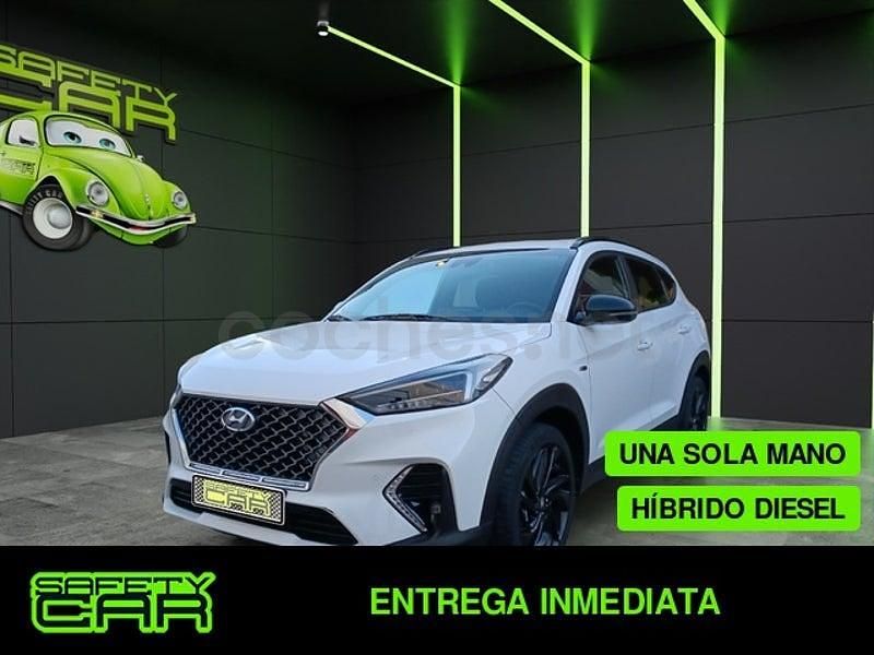 Usado Hyundai Tucson N Line 136 CV (100 kW) 2019 Blanco SUV