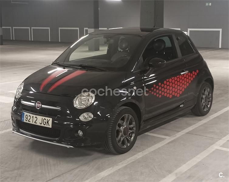 Negro Usado 2016 Fiat 500 S Berlina | 6500 € (Precio justo) - Imagen 1/4