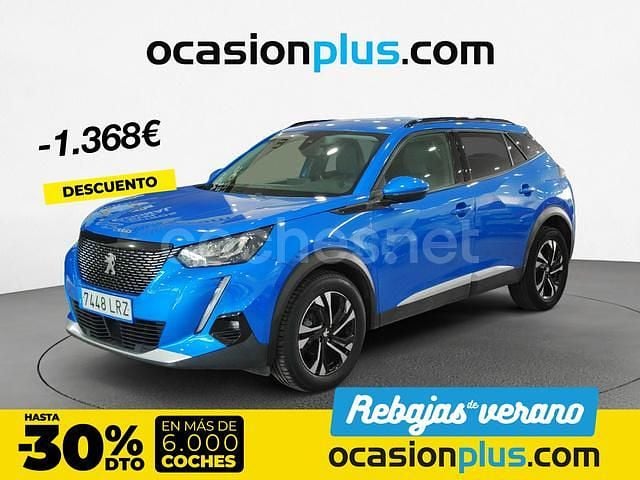 Azul Usado 2021 Peugeot 2008 Allure SUV | 15.050 € (Precio justo) - Imagen 1/4