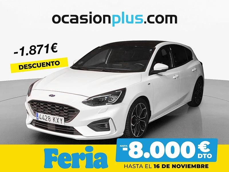 Blanco Usado 2019 Ford Focus ST-Line Berlina | 20.590 € (Un poco caro) - Imagen 1/4