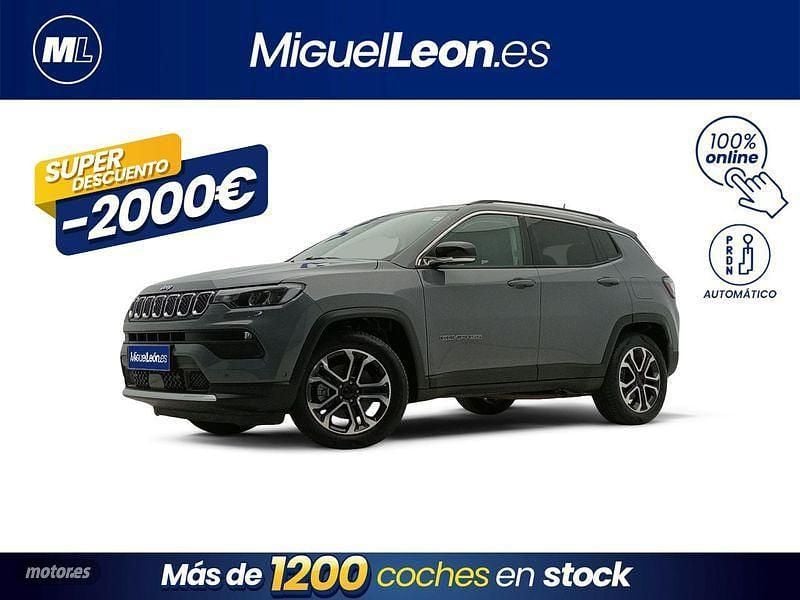 Gris / plata Usado 2022 Jeep Compass Limited SUV | 24.985 € (Precio justo) - Imagen 1/3