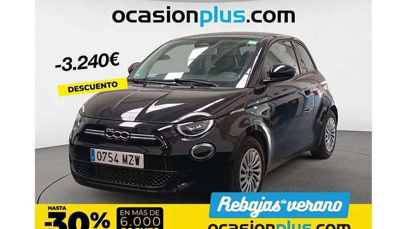 Negro Usado 2022 Fiat 500e Action Utilitario | 11.291 € (Buen precio) - Imagen 1/4