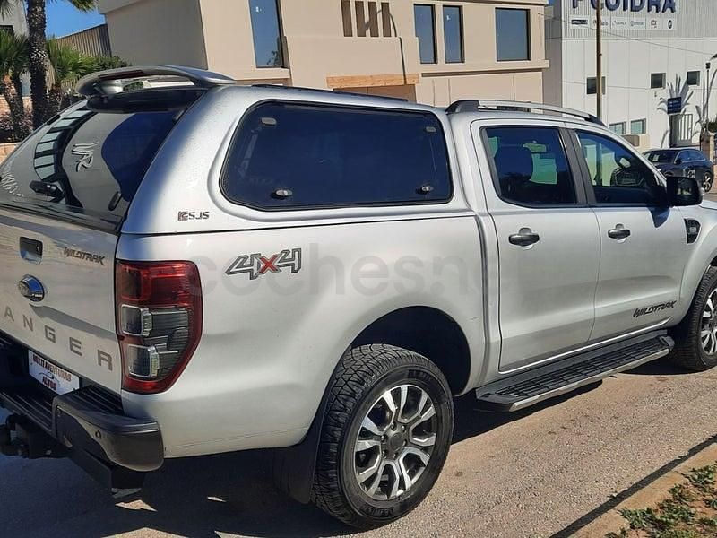 Usado Ford Ranger Wildtrack 200 CV (147 kW) 2018 Gris / plata Recogida