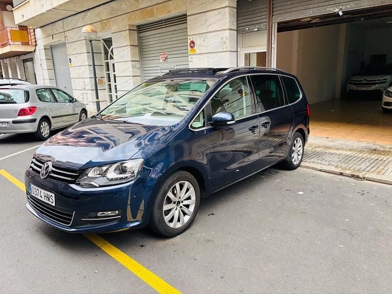 Usado VW Sharan Advance 170 CV (125 kW) 2012 Azul Monovolumen