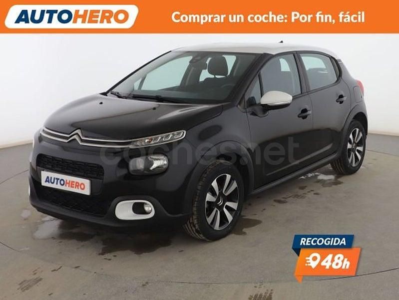 Usado Citroën C3 Feel 83 CV (61 kW) 2020 Negro Utilitario