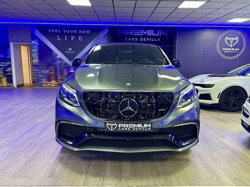 Usado Mercedes GLE63 AMG 585 CV (430 kW) 2017 Gris / plata Coupe