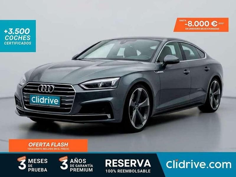 Usado Audi A5 Sportback Sport 190 CV (139 kW) 2019 Gris Utilitario