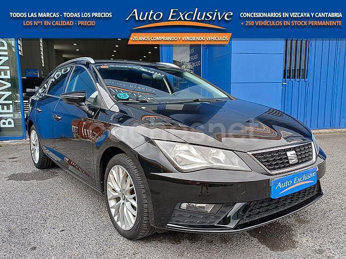 Negro Usado 2017 Seat Leon Style Familiar | 11.490 € (Precio justo) - Imagen 1/4