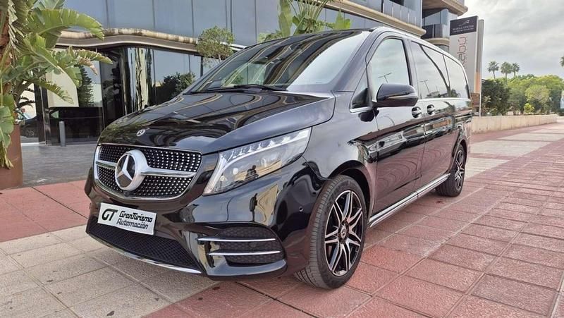 Negro Usado 2024 Mercedes V300 Avantgarde Monovolumen | 74.600 € (Precio justo) - Imagen 1/4