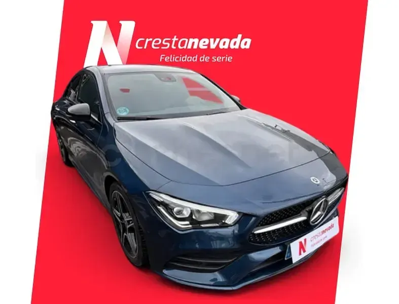 Usado Mercedes CLA200 150 CV (110 kW) 2022 Azul Coupe