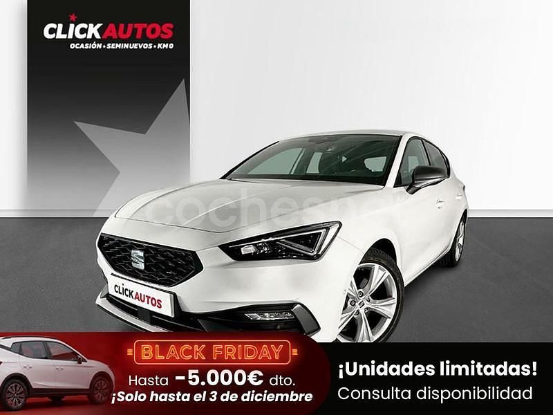 Blanco Usado 2024 Seat Leon FR Berlina | 22.300 € (Buen precio) - Imagen 1/4