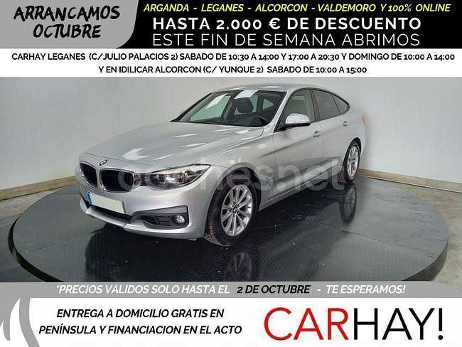 Gris / plata Usado 2017 BMW 318 Gran Turismo Berlina | 19.490 € (Precio justo) - Imagen 1/4