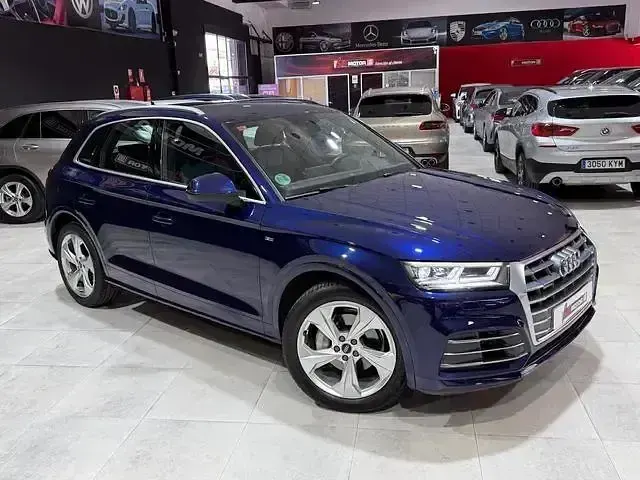 Usado Audi Q5 S-Line 190 CV (139 kW) 2017 Azul SUV