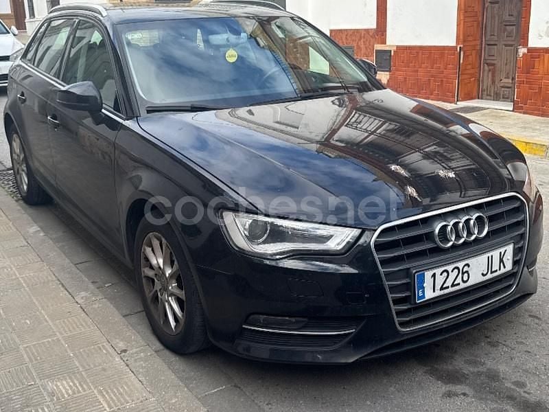 Usado Audi A3 150 CV (110 kW) 2016 Negro Berlina