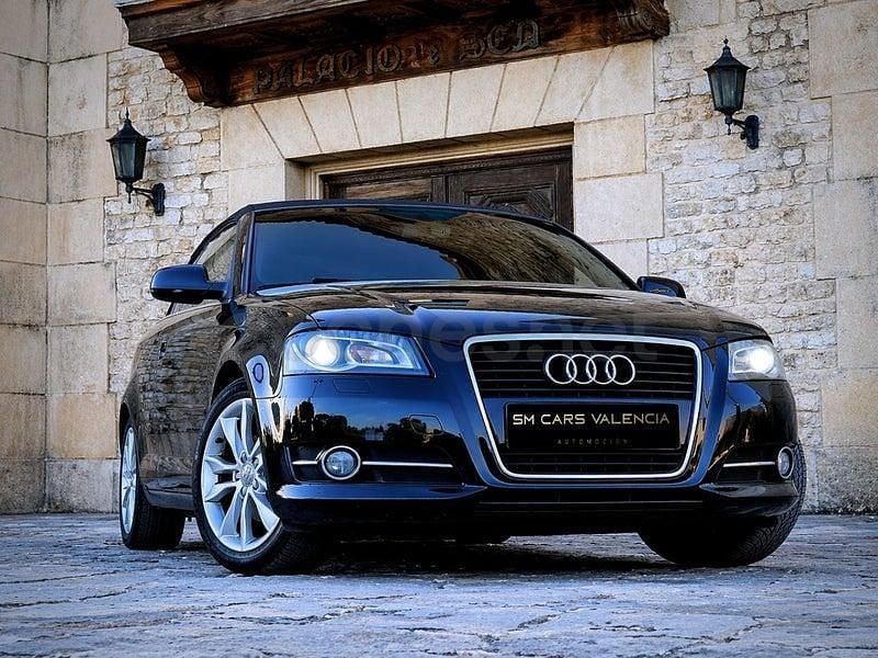 Usado Audi A3 Cabriolet Ambition 105 CV (77 kW) 2010 Negro Descapotable