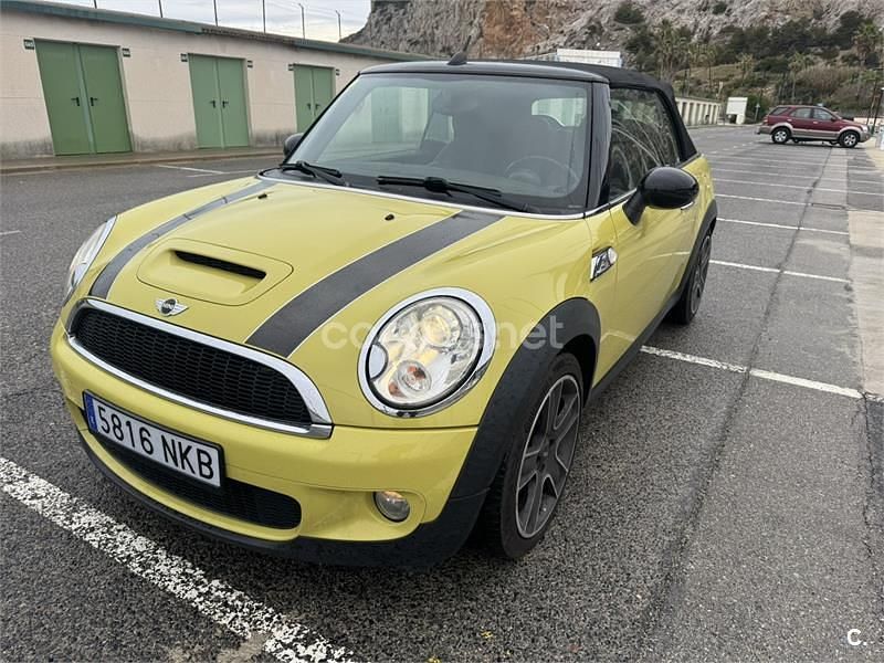 Usado Mini Cooper S Cabriolet 170 CV (125 kW) 2009 Amarillo Descapotable