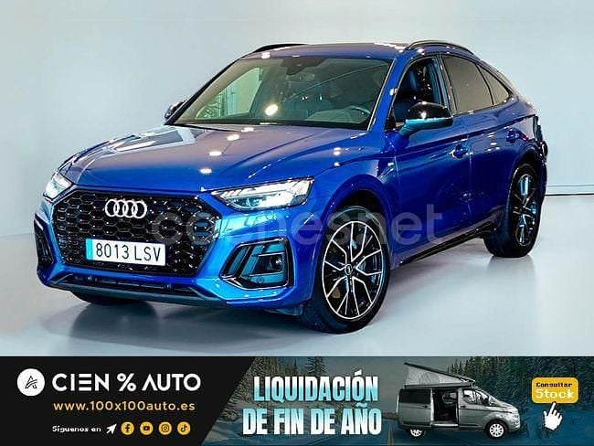 Azul Usado 2021 Audi Q5 Sportback Black Edition SUV | 39.400 € (Buen precio) - Imagen 1/4