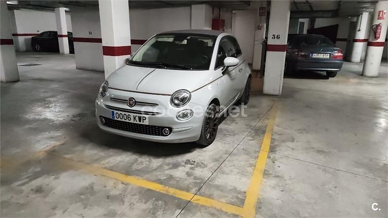 Beige Usado 2017 Fiat 500 Descapotable | 11.000 € (Precio justo) - Imagen 1/4