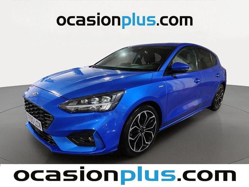 Azul Usado 2019 Ford Focus ST-Line Utilitario | 13.773 € (Precio justo) - Imagen 1/4