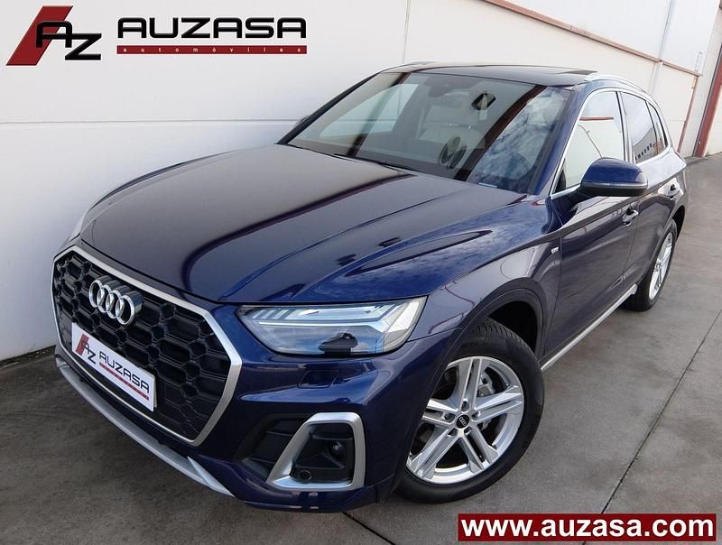 Azul Usado 2021 Audi Q5 S-Line SUV | 39.800 € (Precio justo) - Imagen 1/4