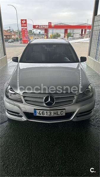 Gris / plata Usado 2012 Mercedes C220 Elegance Familiar | 7500 € (Super precio) - Imagen 1/4