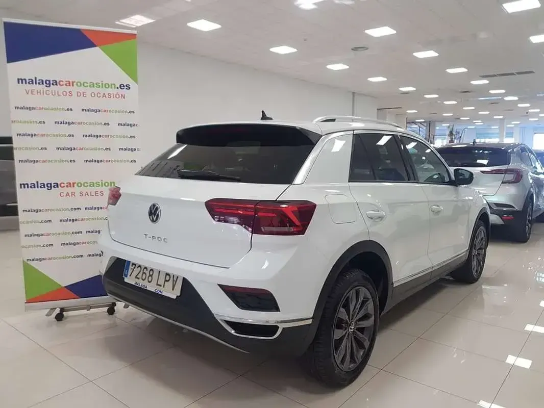 Usado VW T-Roc Sport 150 CV (110 kW) 2021 Blanco SUV