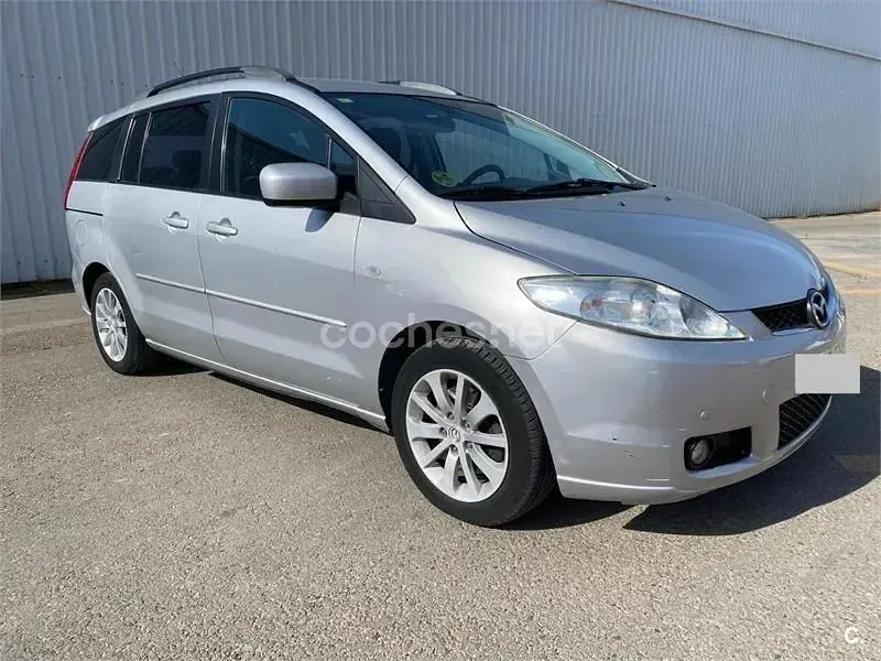 Usado Mazda 5 Active 110 CV (80 kW) 2007 Gris / plata Monovolumen