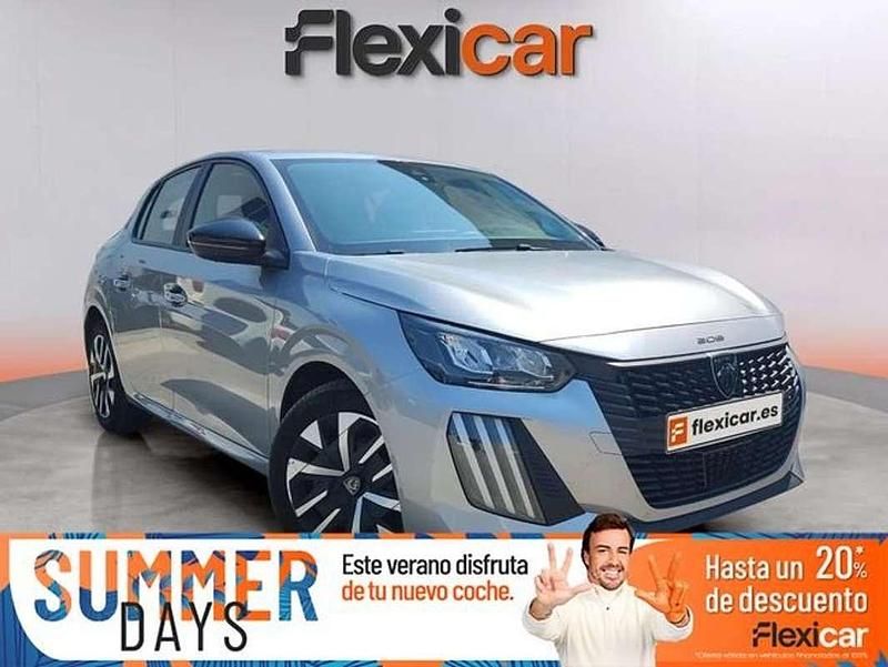 Gris Usado 2024 Peugeot 208 Active Utilitario | 13.390 € (Super precio) - Imagen 1/4