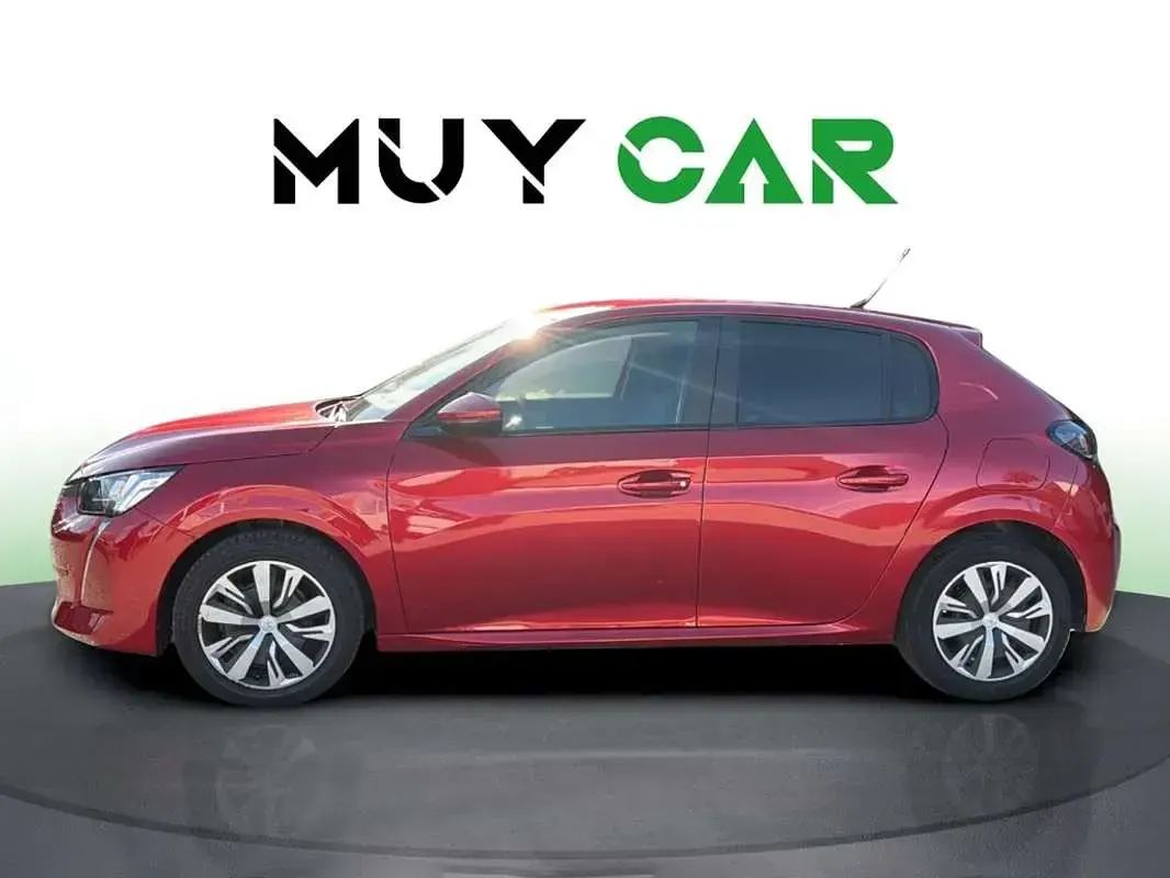 Usado Peugeot 208 Active 102 CV (75 kW) 2019 Rojo Utilitario