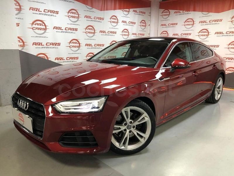 Usado Audi A5 Sportback 150 CV (110 kW) 2019 Rojo Utilitario