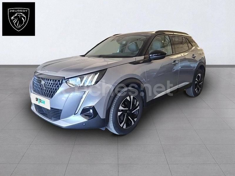 Gris Usado 2022 Peugeot 2008 GT SUV | 18.400 € (Precio justo) - Imagen 1/4