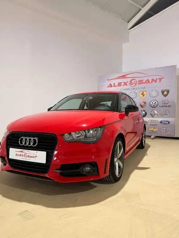 Usado Audi A1 S-Line 86 CV (63 kW) 2014 Rojo Utilitario
