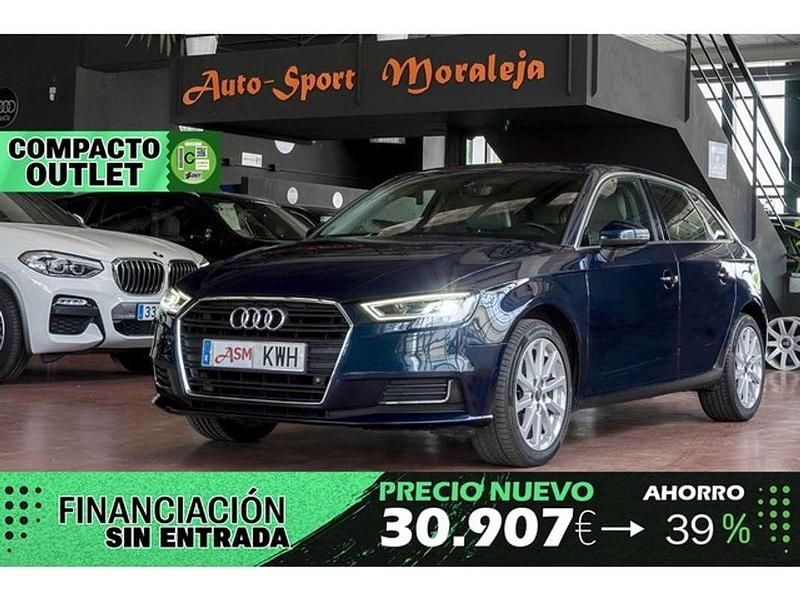 Azul Usado 2019 Audi A3 Sportback Design Utilitario | 18.400 € (Precio justo) - Imagen 1/4