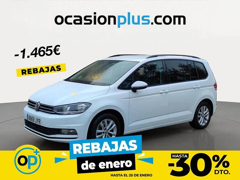 Blanco Usado 2017 VW Touran Advance Monovolumen | 19.790 € (Un poco caro) - Imagen 1/4