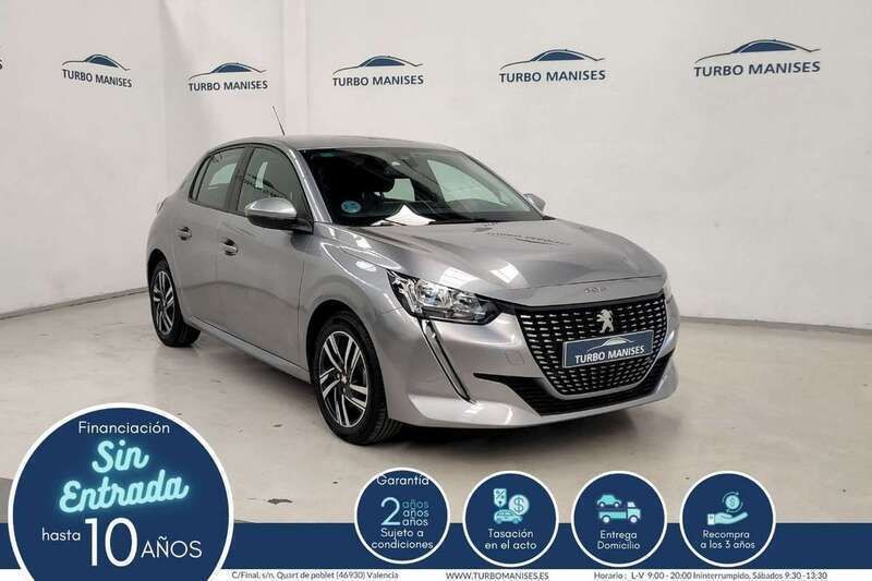Gris Usado 2020 Peugeot 208 Allure Utilitario | 11.490 € (Precio justo) - Imagen 1/4