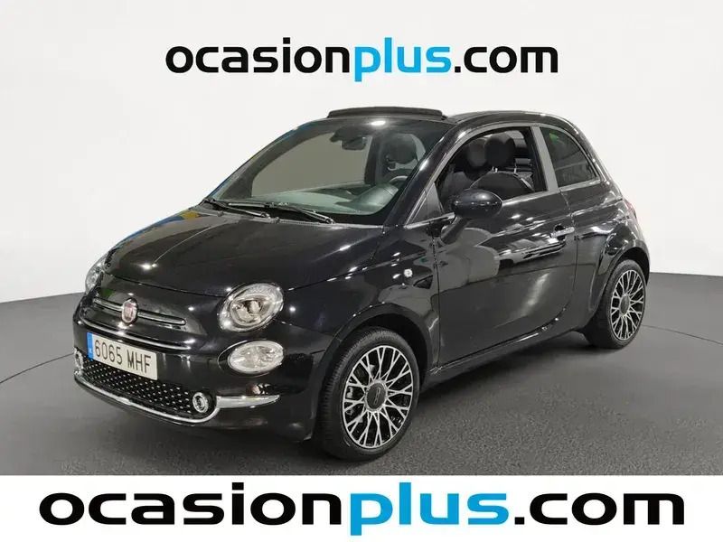 Negro Usado 2023 Fiat 500C Descapotable | 15.446 € (Un poco caro) - Imagen 1/4