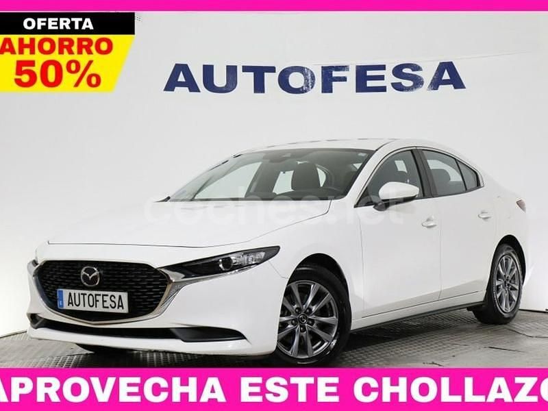 Blanco Usado 2021 Mazda 3 Berlina | 14.750 € (Buen precio) - Imagen 1/4