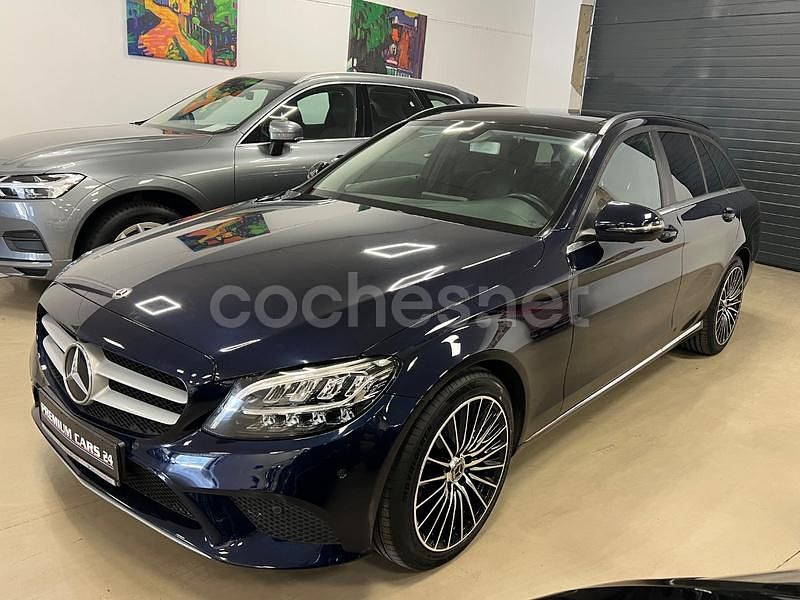 Usado Mercedes C200 160 CV (117 kW) 2019 Azul Familiar