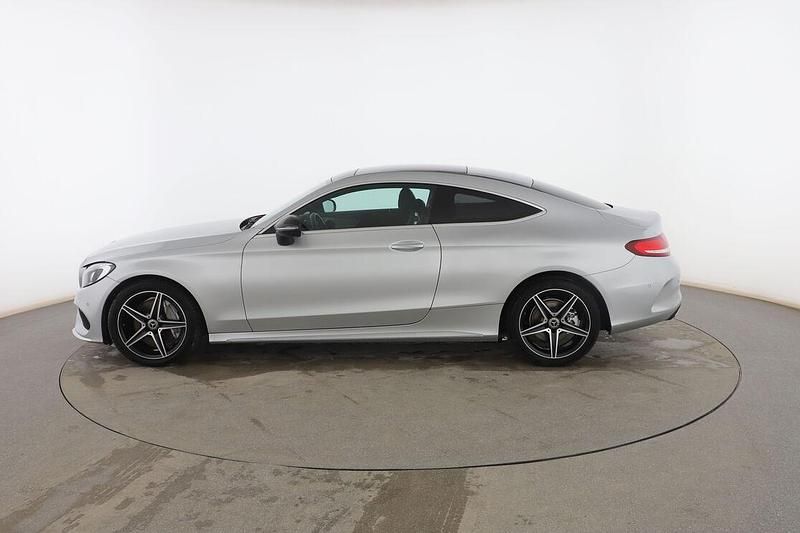 Usado Mercedes C250 AMG line 205 CV (150 kW) 2017 Plata Coupe