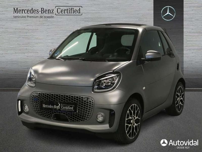 Gris Usado 2022 Smart ForTwo Electric Drive Descapotable | 16.340 € (Un poco caro) - Imagen 1/4
