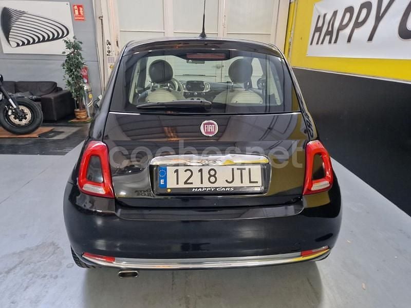 Usado Fiat 500 Lounge 69 CV (50 kW) 2016 Negro Berlina