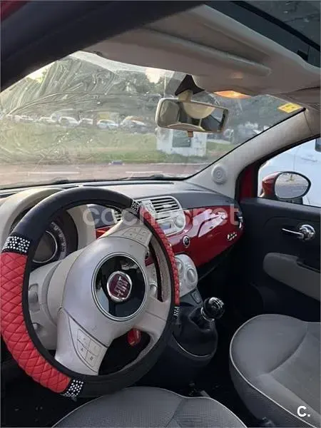 Usado Fiat 500 Pop 69 CV (50 kW) 2012 Rojo Berlina