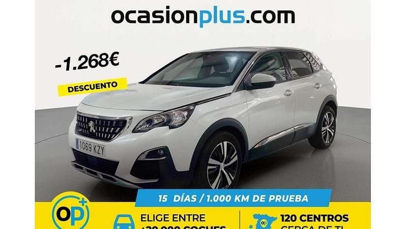 Usado Peugeot 3008 Allure 131 CV (96 kW) 2019 Blanco SUV