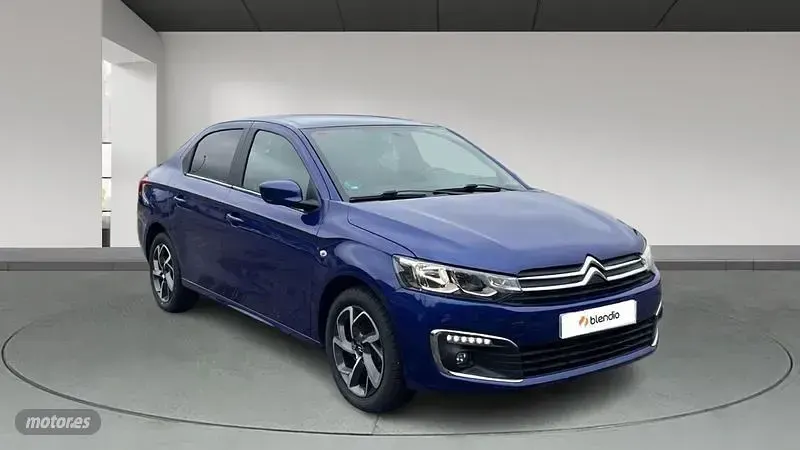 Usado Citroën C-Elysee I PureTech 82 CV (60 kW) 2017 Azul Berlina