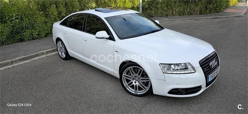 Usado Audi A6 S-Line 240 CV (176 kW) 2010 Blanco Berlina