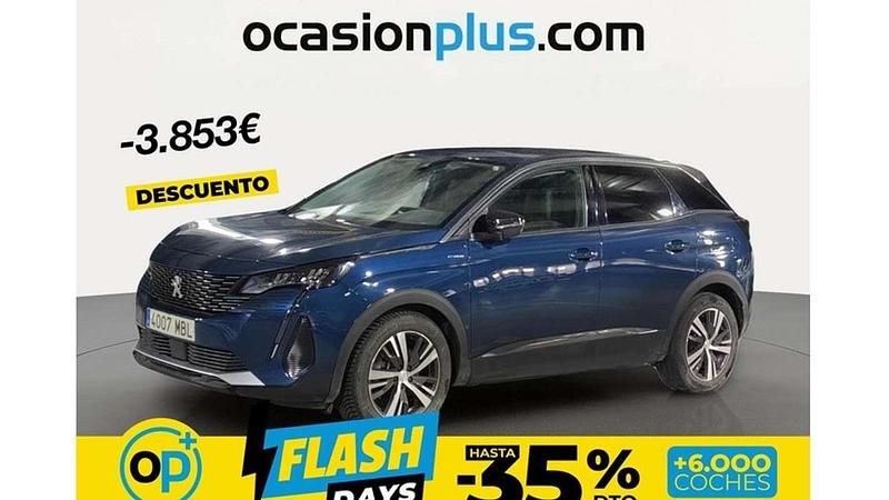 Usado Peugeot 3008 Allure 120 CV (88 kW) 2022 Azul Monovolumen