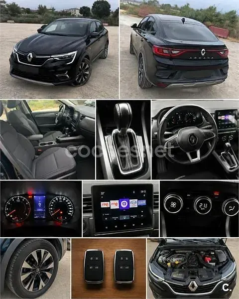 Usado Renault Arkana Intens 140 CV (102 kW) 2021 Negro SUV
